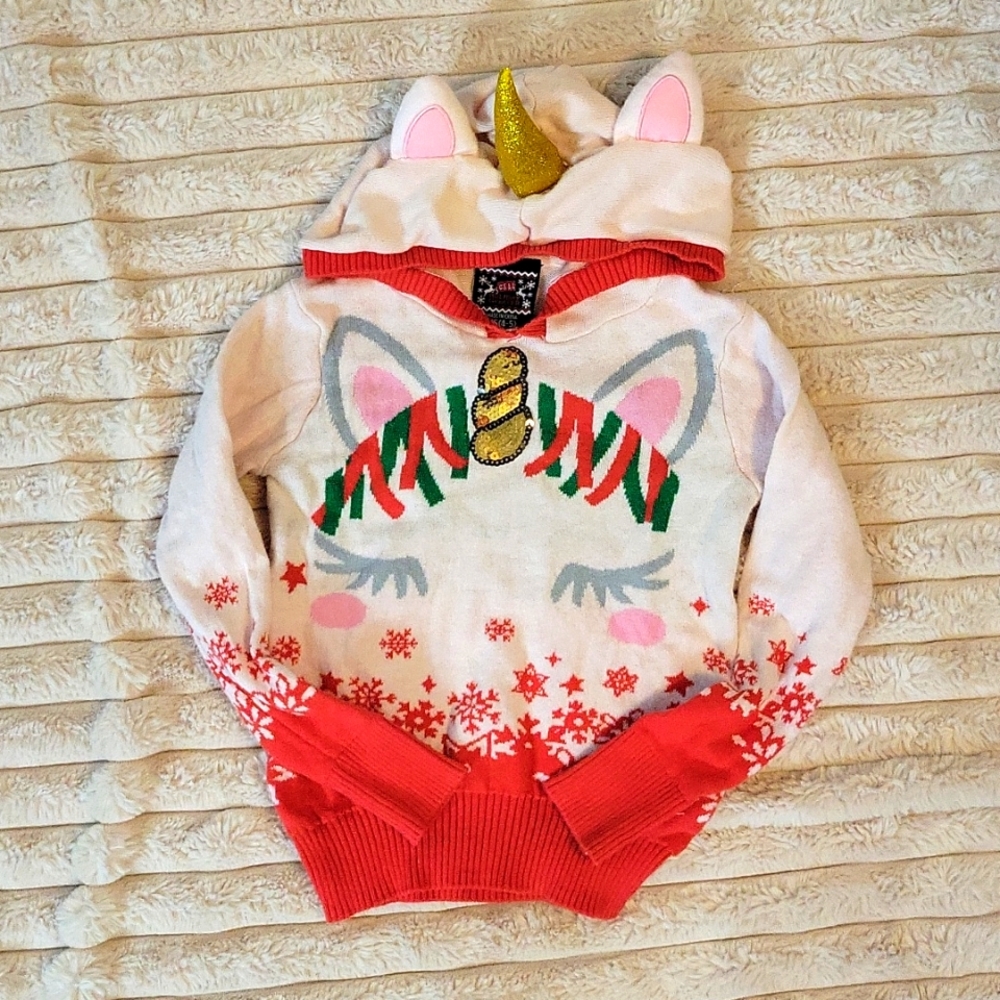 Holiday sweater, size xs, pink
